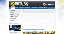 Desktop Screenshot of erturkiletisim.com